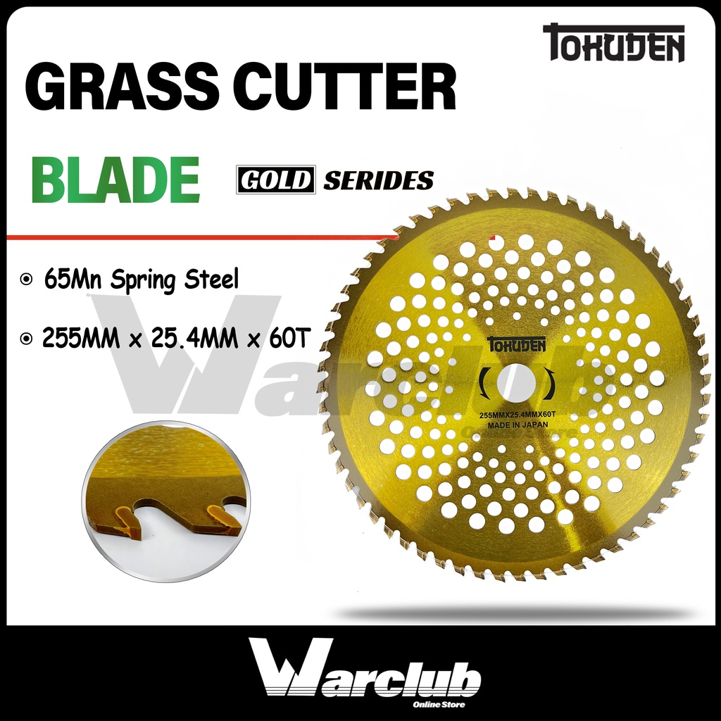 TOKUDEN Brush Cutter Blade / Grass Cutter Blade ROUND BLADE 9/