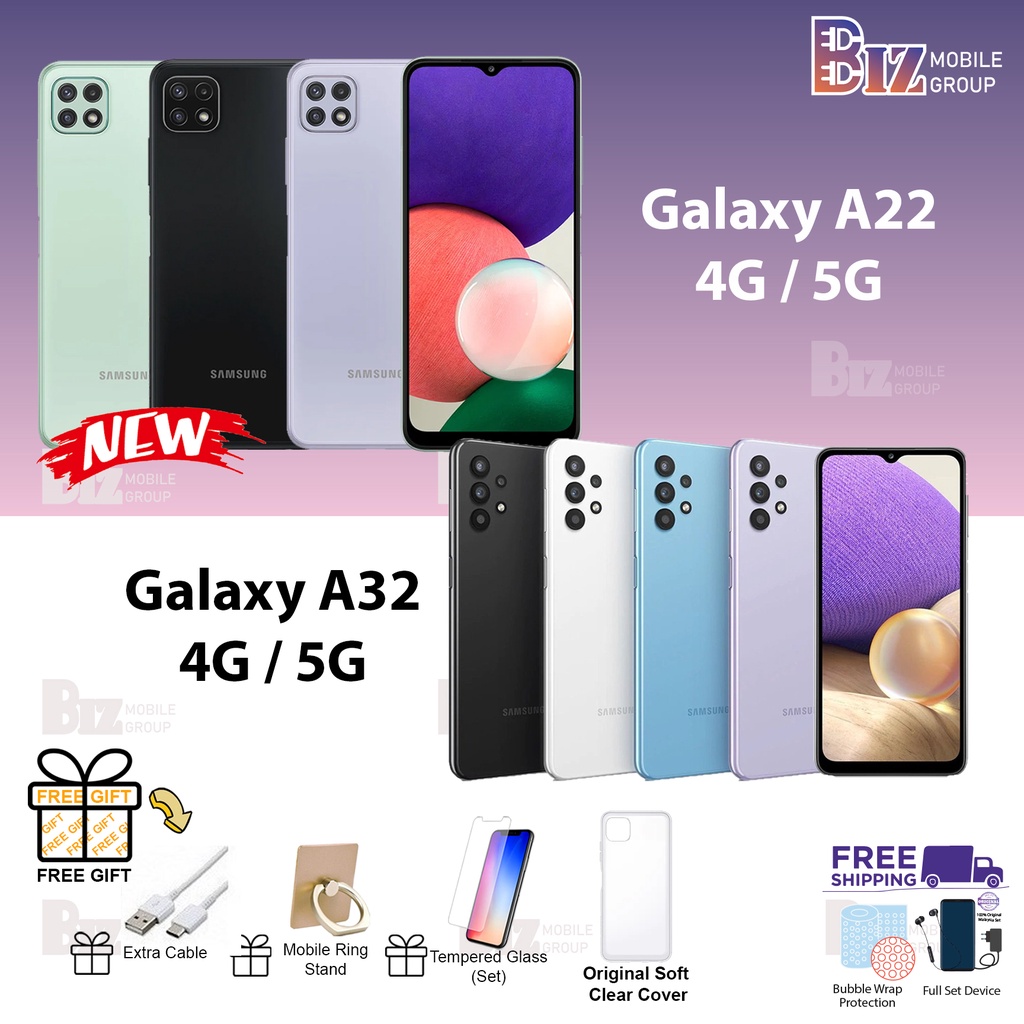 Samsung Galaxy A22 4G (6GB+128GB) / 5G (8GB+128GB) A32 (8GB+128GB) 45