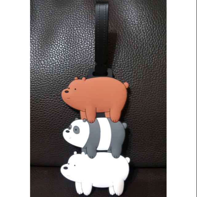 Original Miniso We Bare Bears Luggage Tag Shopee Malaysia