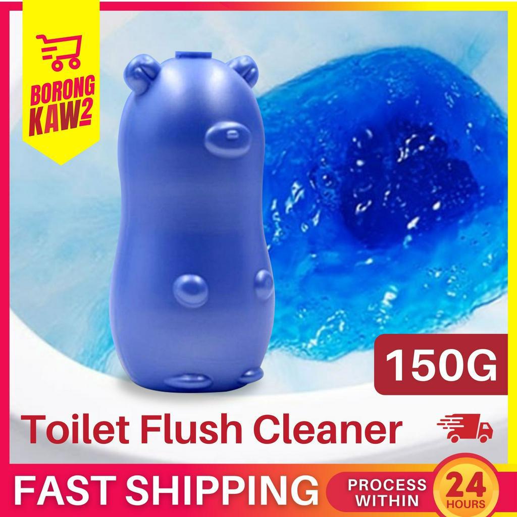 Toilet Flush Cleaner Blue Grizzly Bear Toilet Bowl Flush Aromatic