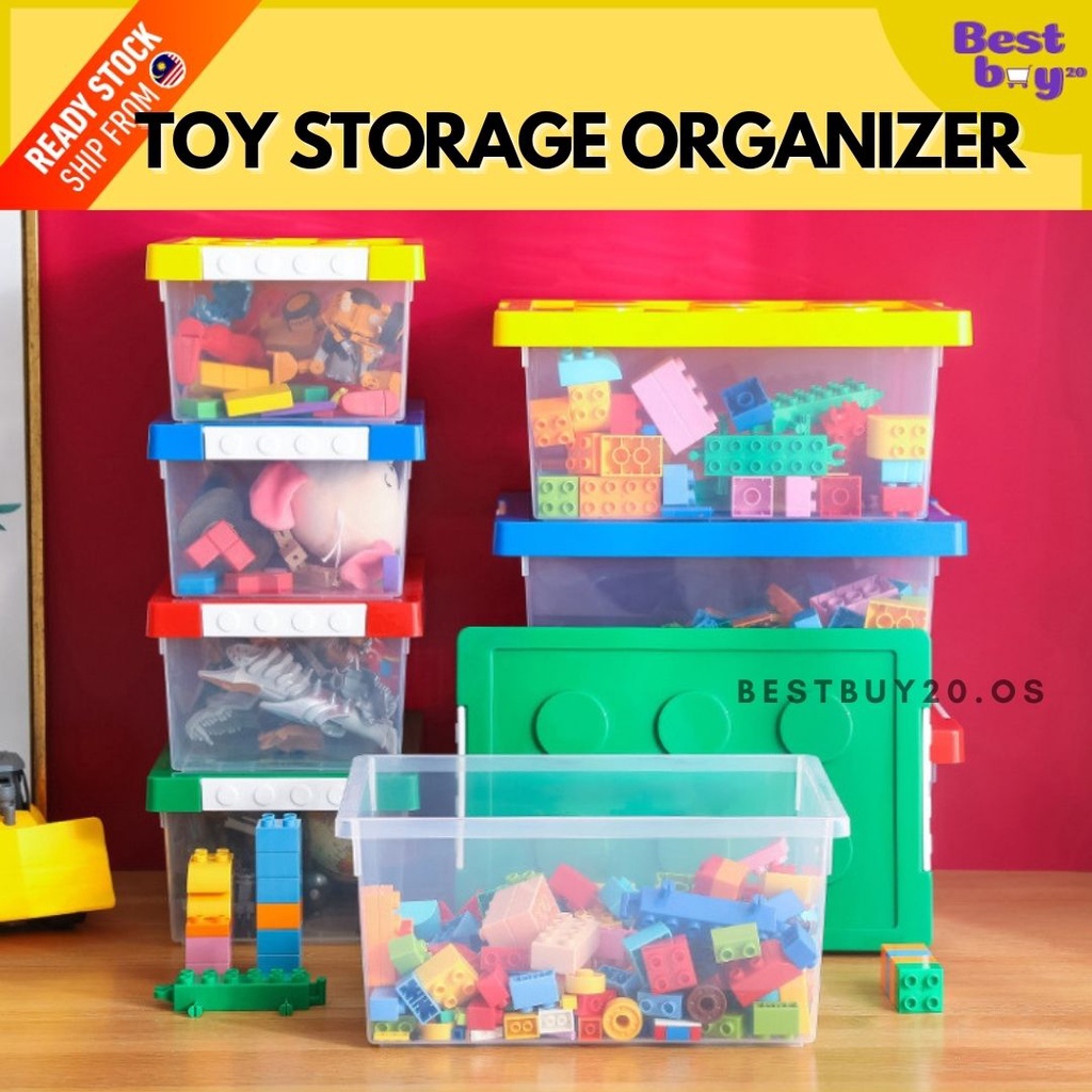 Toys Storage Organizer Clear Plastic Storage Box Transparent Storage