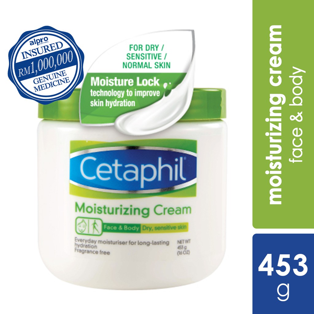 Cetaphil Moisturizing Cream (453g) Shopee Malaysia