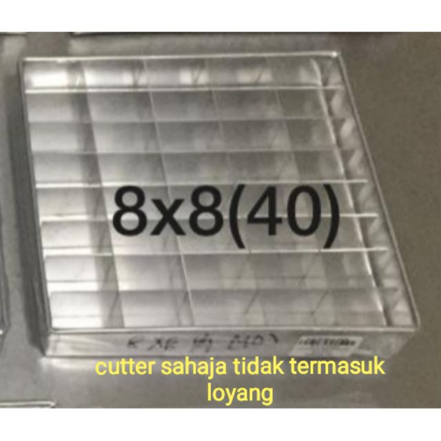 CUTTER BROWNIES SAHAJA TANPA LOYANG SAIZ 8X8" 40PCS Shopee Malaysia