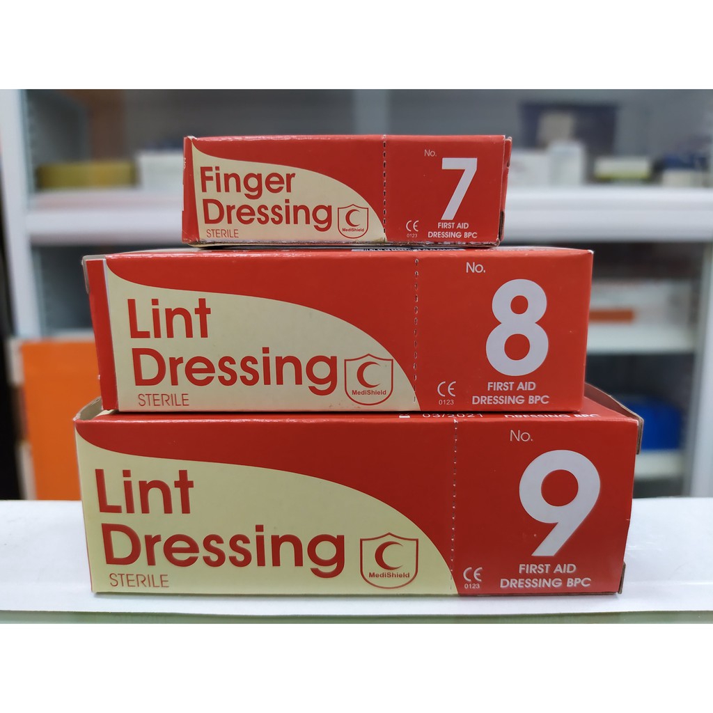 (READY STOCK) First Aid Finger and Lint Dressing Sterile (No 7, No 8