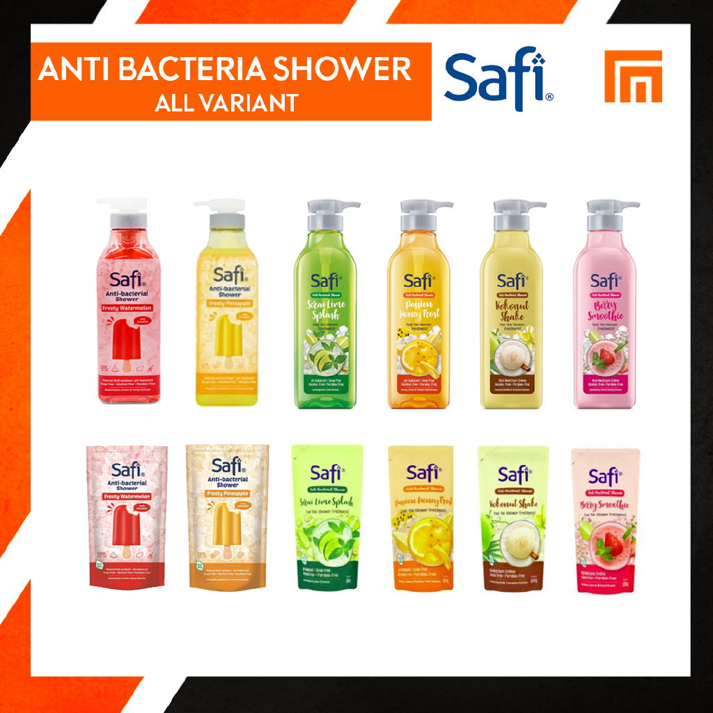 Safi Shower Body Wash All Variant Ready Stock Refreshing Sabun Badan