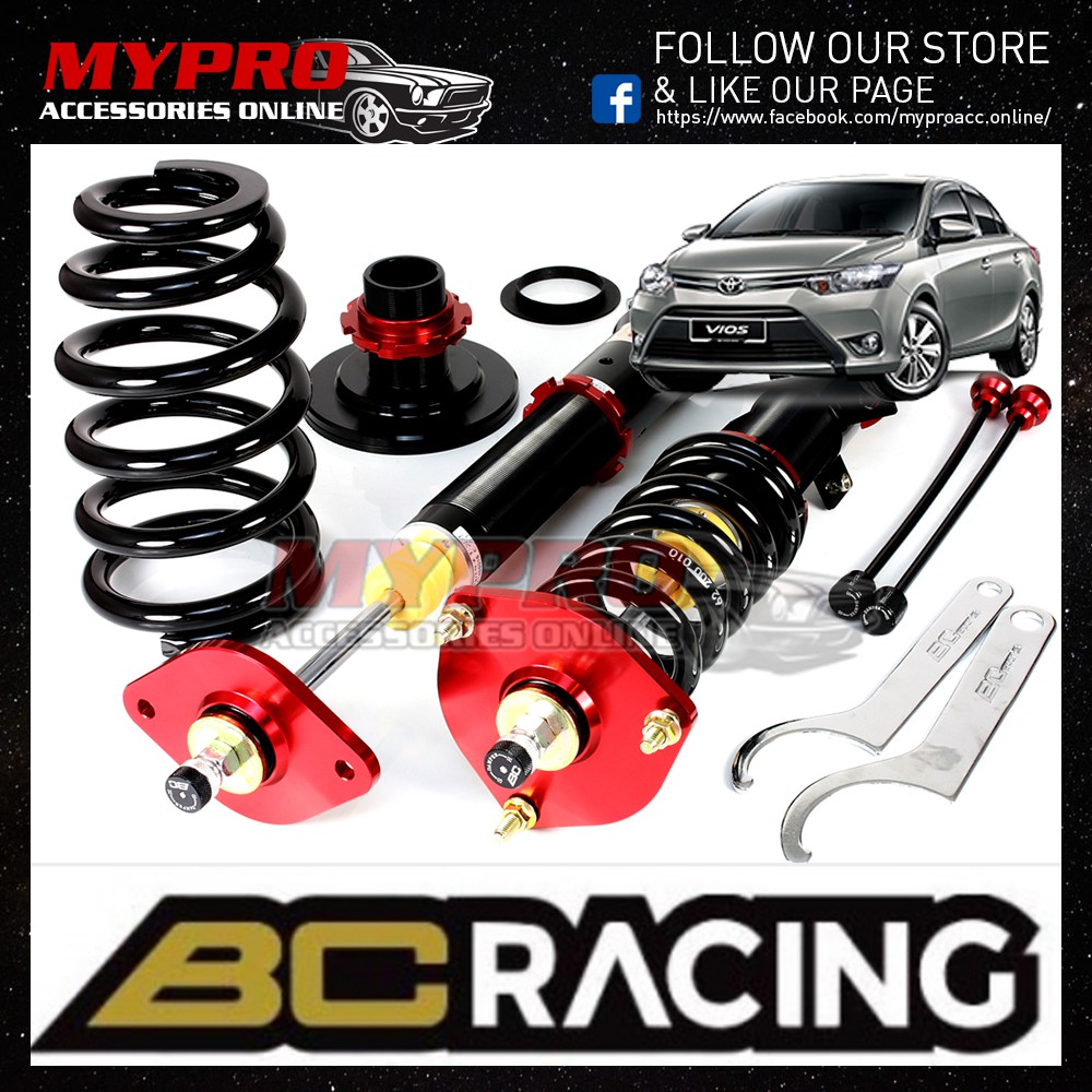 Adjustable🔥Toyota Vios NCP150 20142020 BC Racing V1 Series Hi Lo Soft