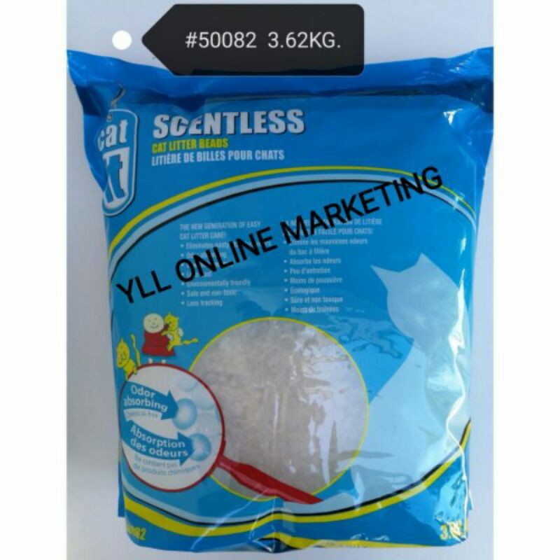Catit Scentless Cat Litter Beads 3.62kg Crystal Toilet Sand Shopee