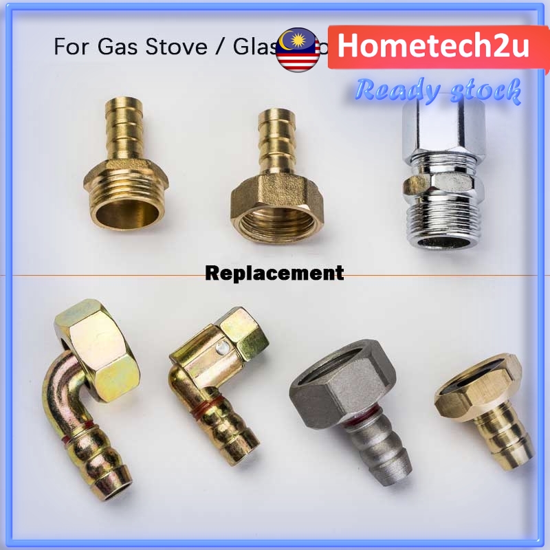 Universal Gas Cooker Stove Hob Inlet Joint Hose Connection L Shape