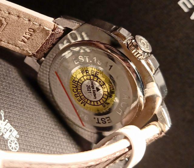 [Original & Free Bracelet] Coach Boyfriend Signature Strap Khaki Brown