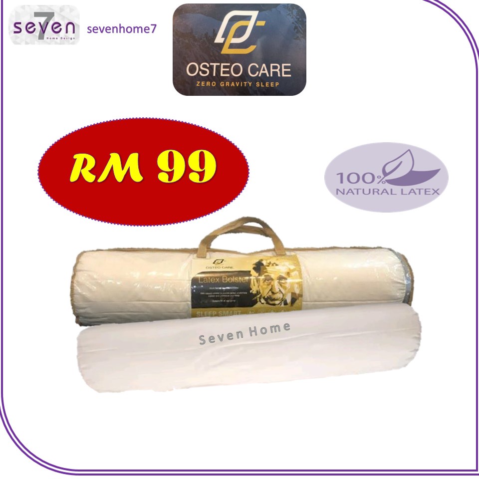 Osteo Care Natural Latex Bolster 100 Original Shopee Malaysia