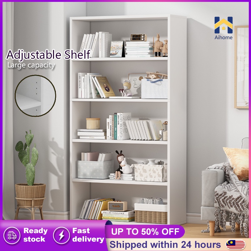 Aihome Multi Compartment Big Storage Book Rak Buku Storage