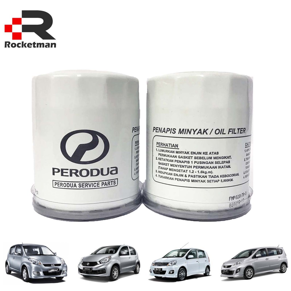 OIL FILTER PERODUA MYVI KANCIL KENARI KELISA ALZA VIVA GEUINE PARTS