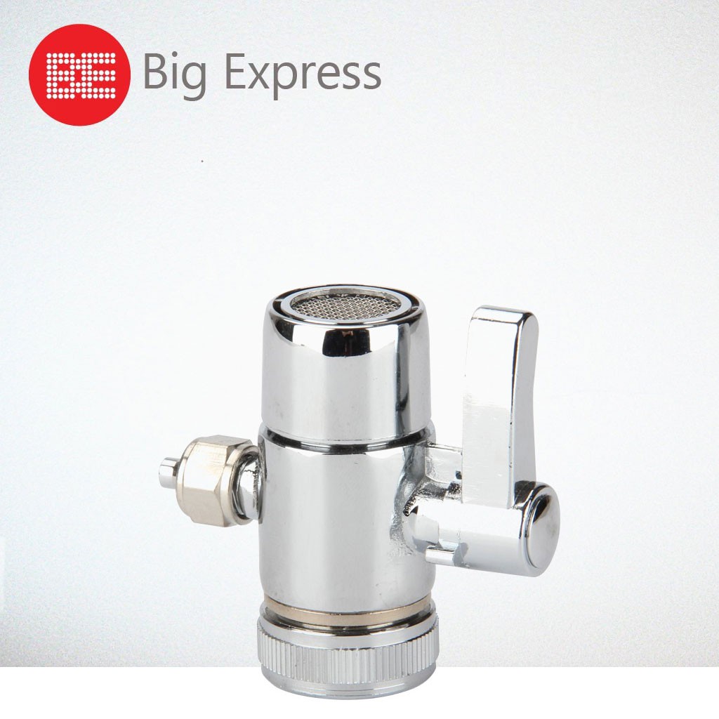 One Way Diverter Valve For Countertop Water Filter Adapter Purifier Sink Faucet 1/4" 3/8" Coway