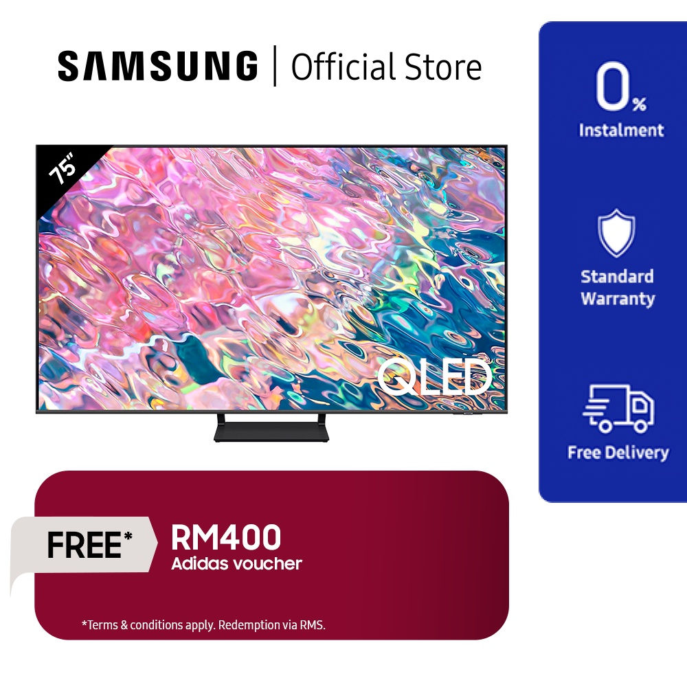 Samsung Q65B QLED 4K Smart TV Dynamic Crystal Colour AirSlim Smart Hub