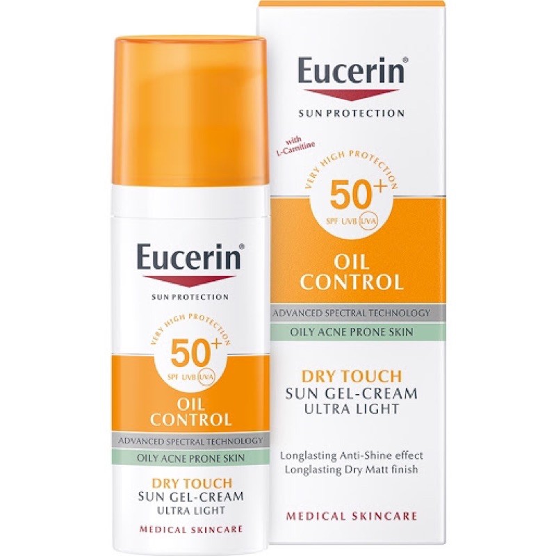 Eucerin Oil Control Sun GelCream Dry Touch SPF50+ (50ML) Expire March
