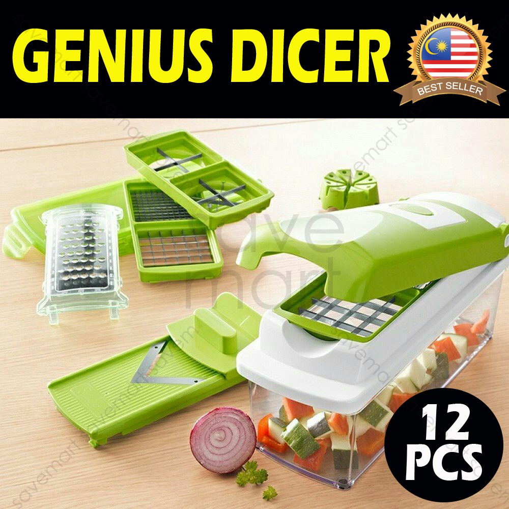 Genius Dicer Plus Slicer Grater Chopper Peeler Cutter Kitchen Tool Set