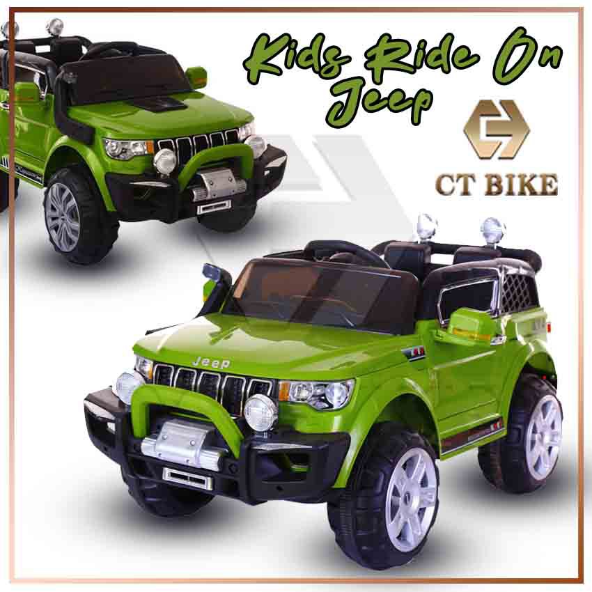 Kids Ride On Big JEEP 4x4 Electric Car 5 Motor KP6188 Swing & Run Motor