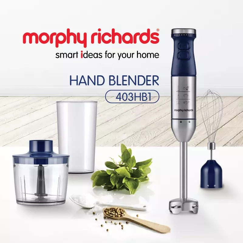 Morphy Richards 403HB1 Richards Hand Blender 600W Blue Shopee Malaysia