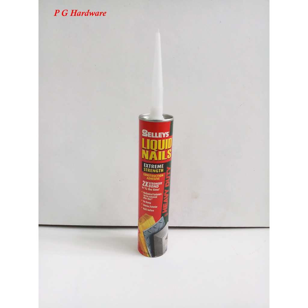 SELLEYS Liquid Nails Heavy Duty Extreme Strength Construction Adhesive