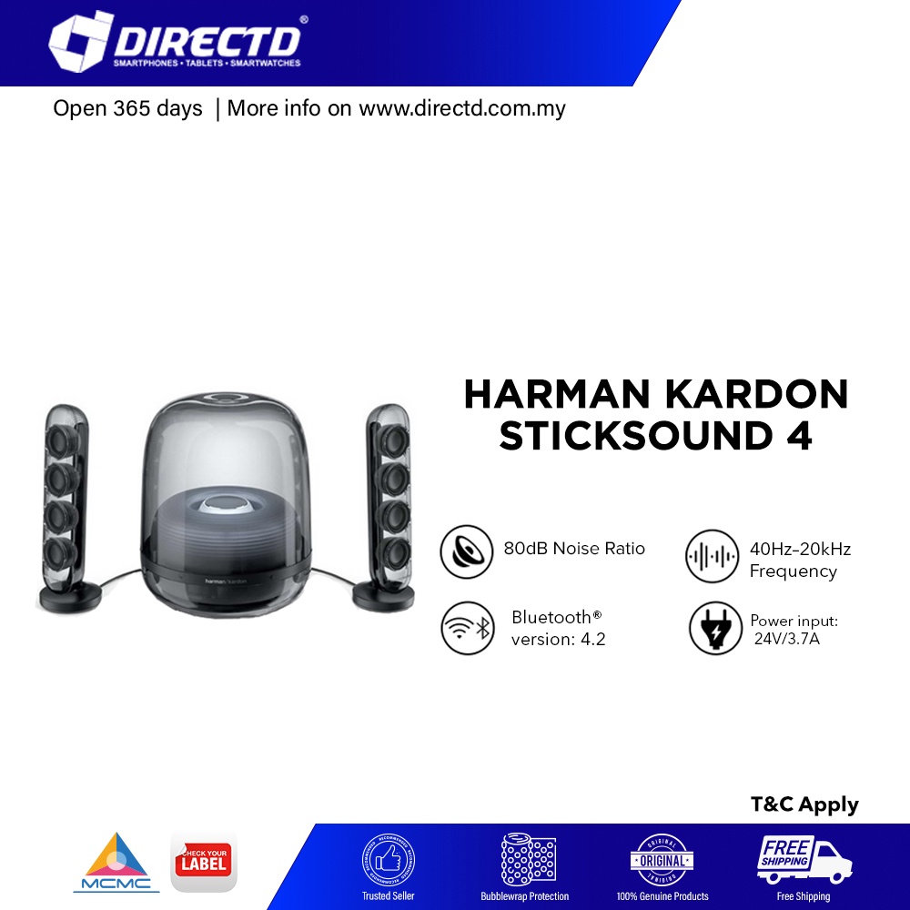 Harman Kardon SoundSticks 4 Iconic Design Extraordinary Sound