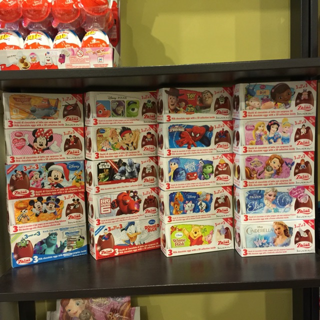 5 Boxes of Zaini Choco Surprise Eggs (Random Themes) (Chocolate Expired