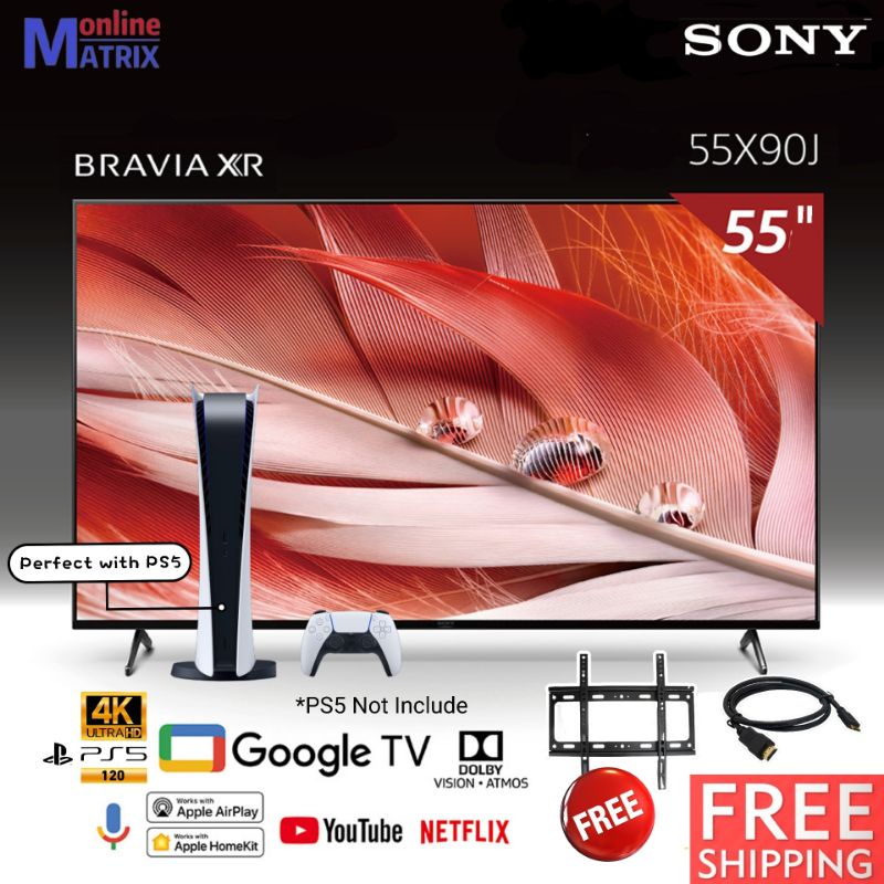 Sony X90J Bravia XR Full Array LED 4K UHD HDR Smart Android TV Google