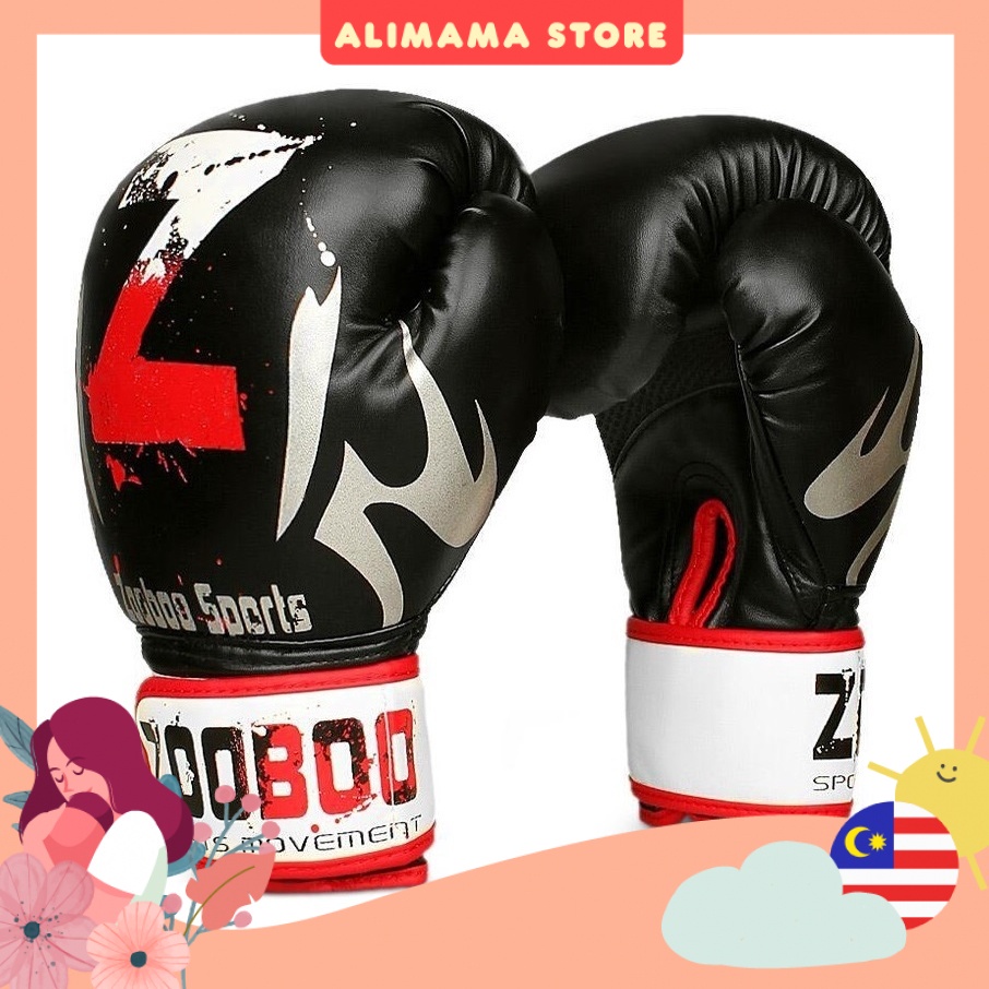 Zooboo 10oz MMA Muay Thai Boxing Punching Gloves Kick Sports Gloves