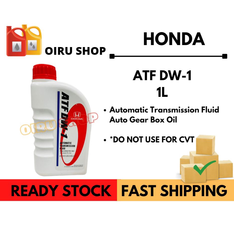 Honda DW1 ATF 1L Auto Transmission Fluid Gear Oil Minyak Gearbox Auto