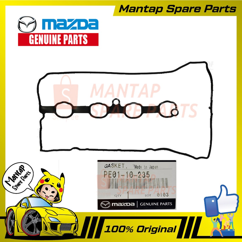 MAZDA GENUINE PARTS CAR ENGINE PARTS VALVE COVER GASKET MAZDA 3/6, CX3/CX5 (PE0110235) Shopee