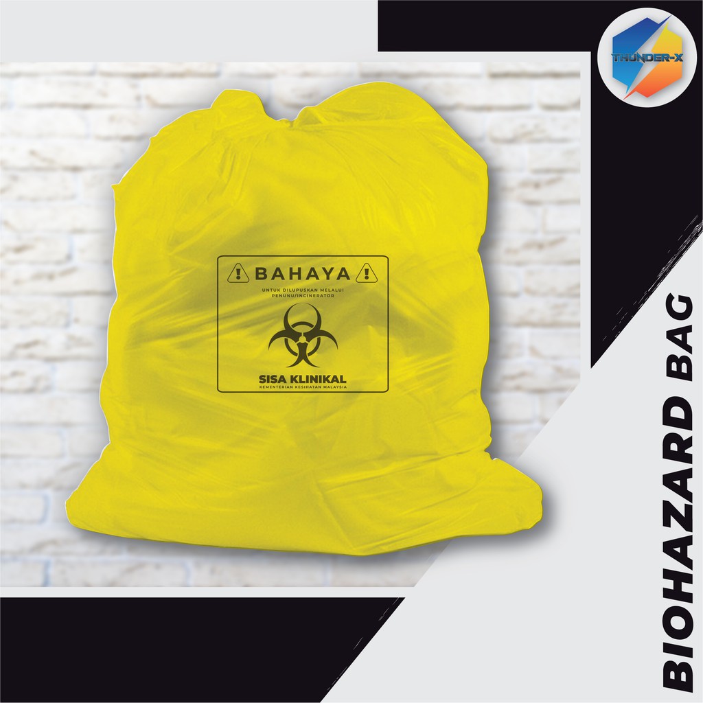 Biohazard Bag (Medical Disposable Use)/ Plastik Sampah