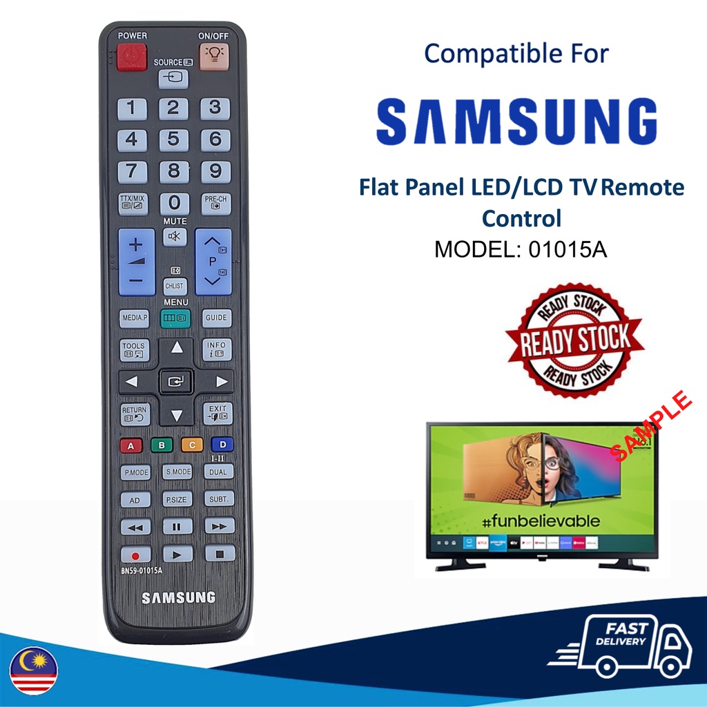 Samsung BN5901015A Compatible for Samsung Flat Panel LED LCD TV Remote