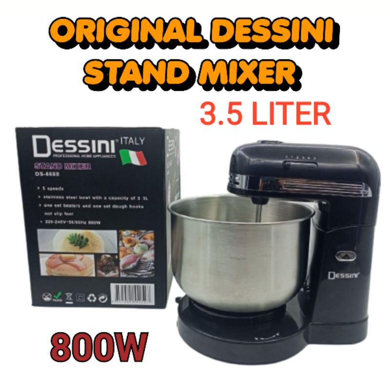 ORIGINAL DESSINII REGINA STAND MIXER 3.5L 800W 5 Speed Electric Stand