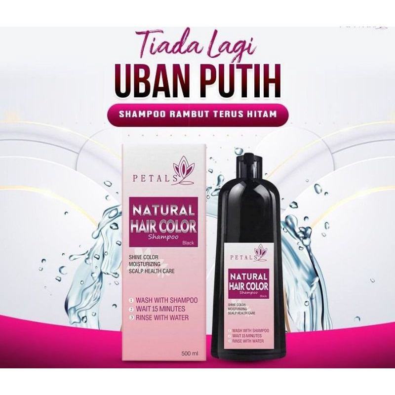 Shampoo Petals Natural Hair Color Shopee Malaysia