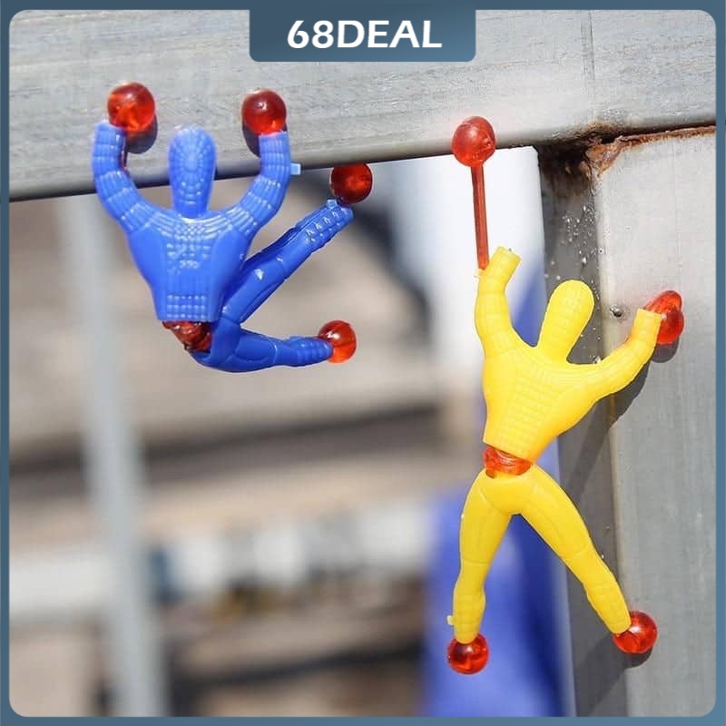 [Johor Stock] Magic somersault wall climber sticky wall climbing spider man toy gift wall