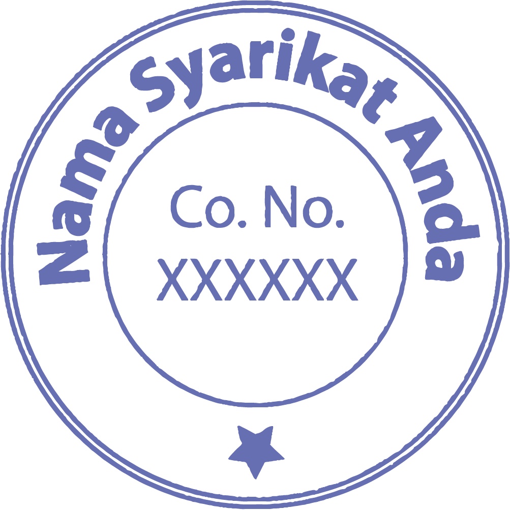 DIGITAL COMPANY STAMP / DIGITAL COMPANY CHOP / STAMP SYARIKAT DIGITAL