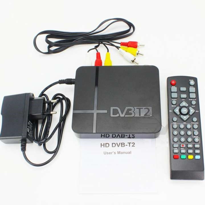 Digital TV Receiver K2 Ter USB Media Player Decoder AV Cable Shopee