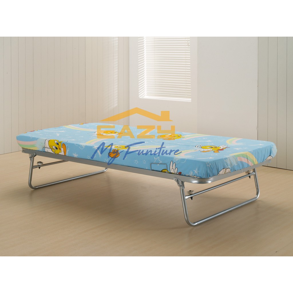 Trundle Bed, Folding Bed, Single Bed Frame, Foldable Bed (Without