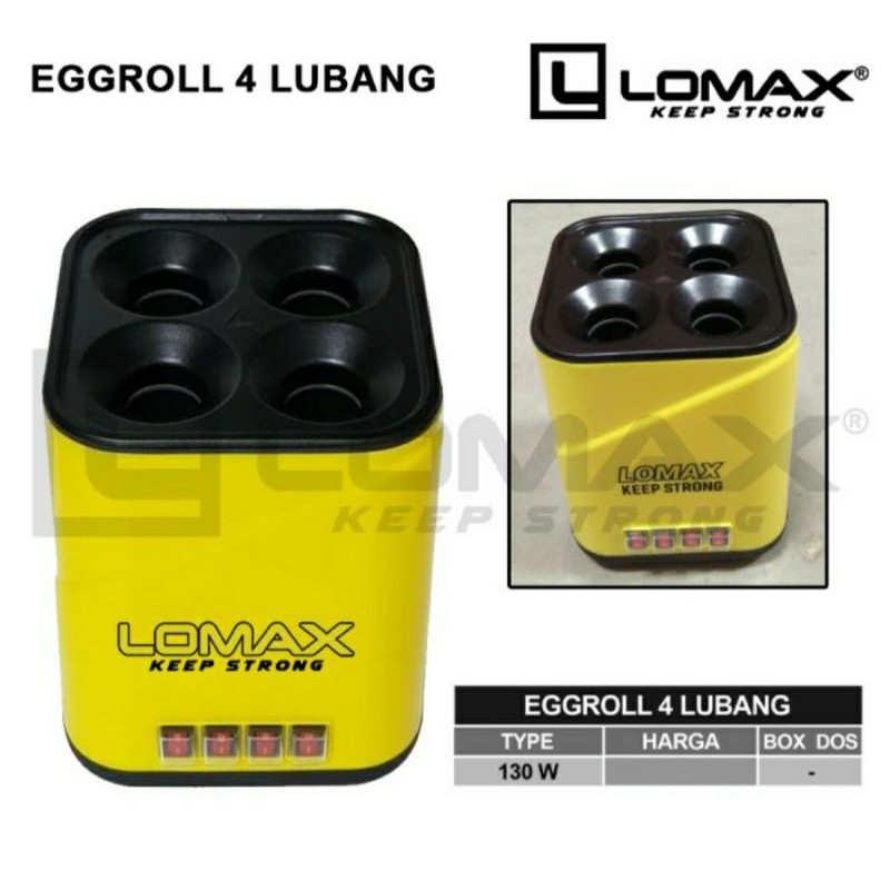 Lomax Electric 4 Holes Egg Roll Machine Shopee Malaysia