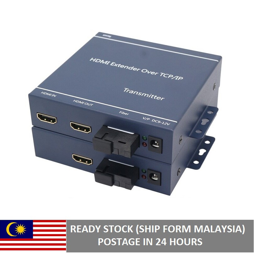 HDMI Extender Over Fiber Optical HDMI Media Converter 1080P Singlemode