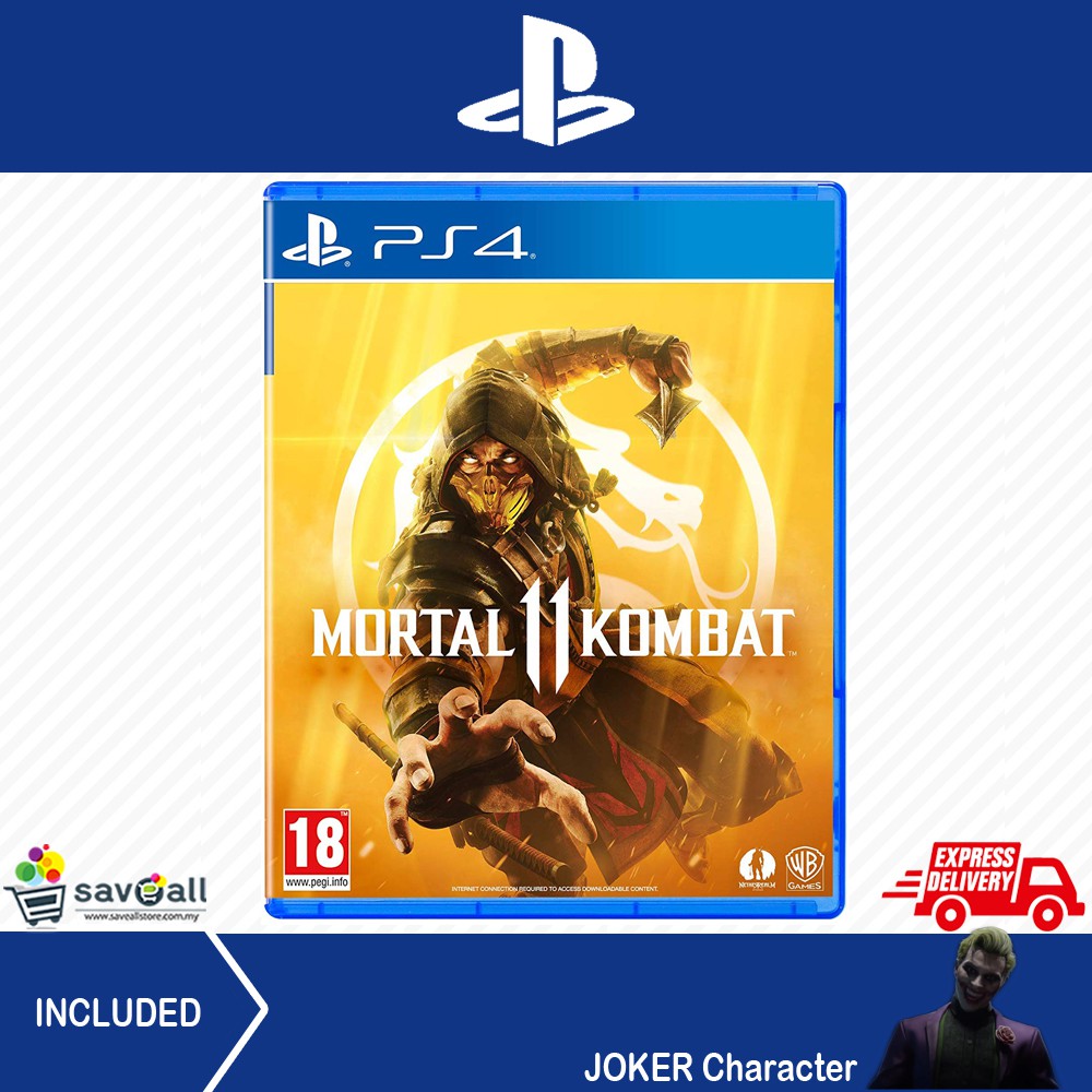 [ READY STOCK, ORIGINAL ] PS4 Mortal Kombat 11 Ultimate Shopee Malaysia