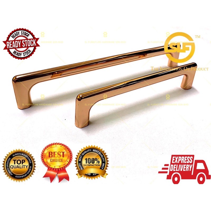 SLF Rose Gold luxury Handles American style Kitchen Cupboard