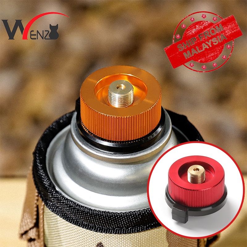 Camping Stove Burner Connector Propane Butane Gas Conversion Head