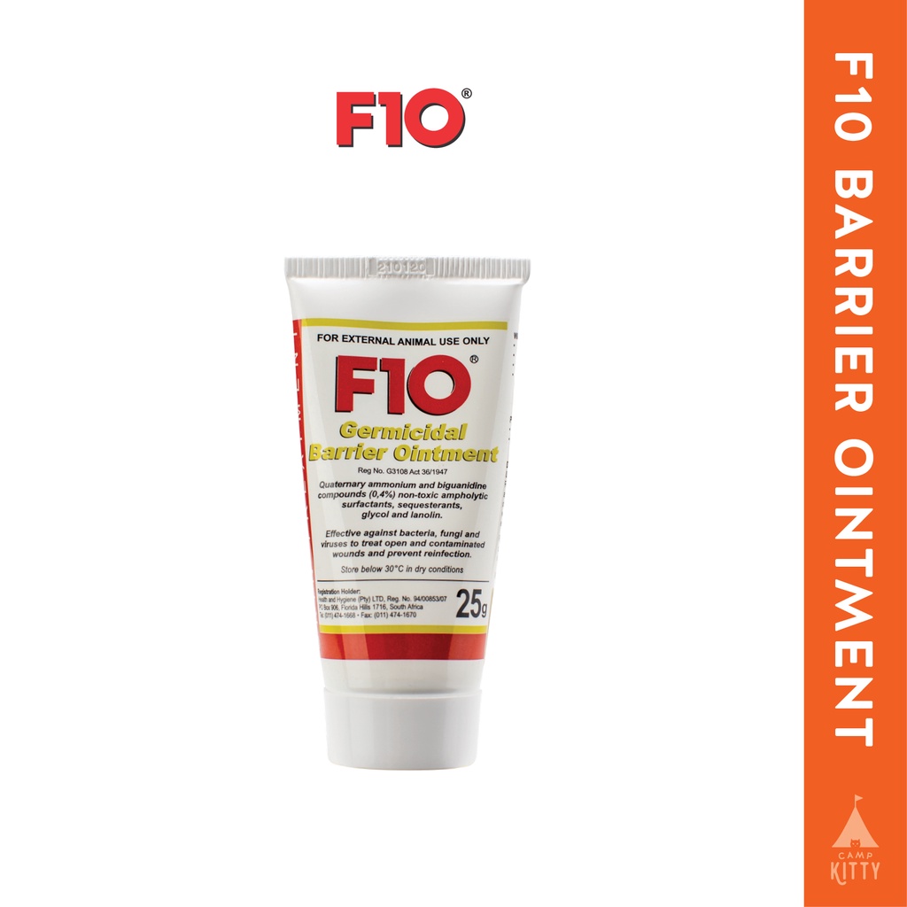 F10 Germicidal Barrier Ointment, 25g Antiseptic Fungal Cream for Cats & Dogs Shopee Malaysia