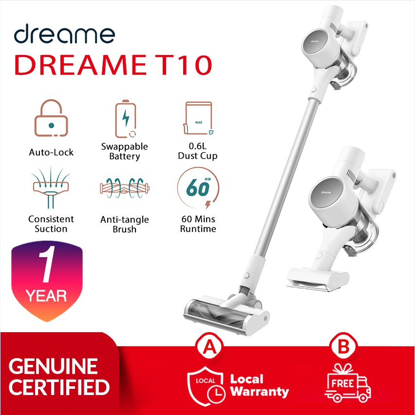 Dreame T10 Cordless Vacuum Cleaner With With Its MultiStage Filtration