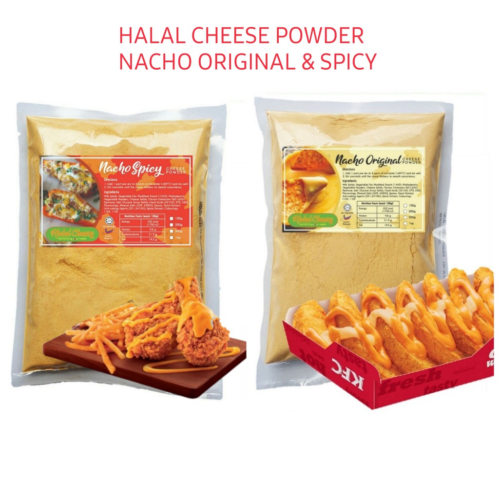 [ME] HALAL Cheese Powder KFC Nacho Original & Spicy Serbuk Keju KFC