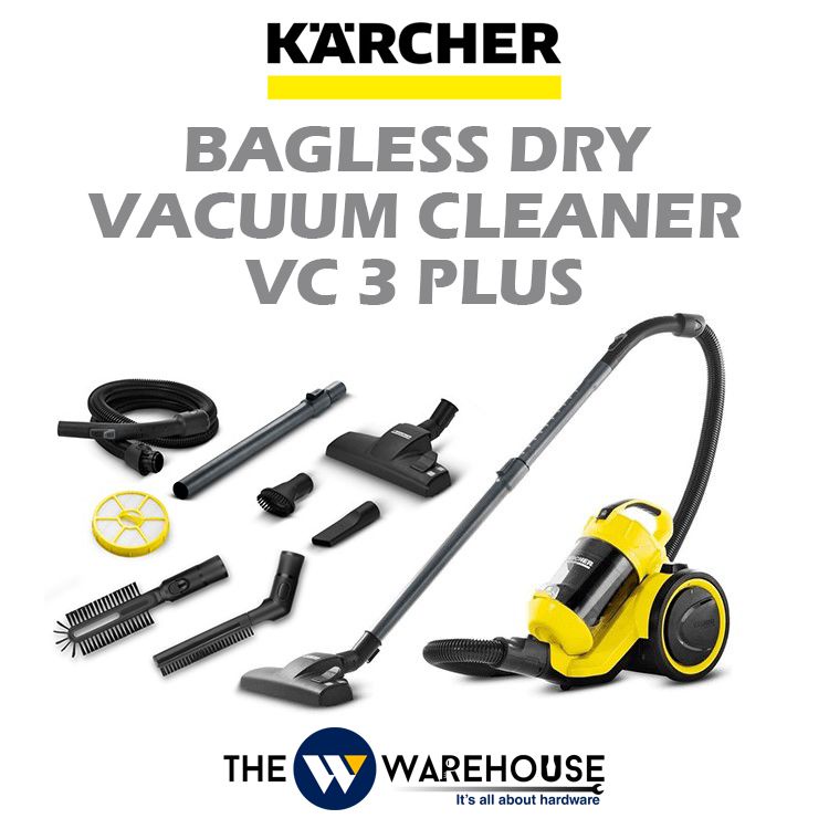 Karcher VC 3 PLUS Bagless Cyclone HEPA Filter Dry Vacuum Cleaner VC3