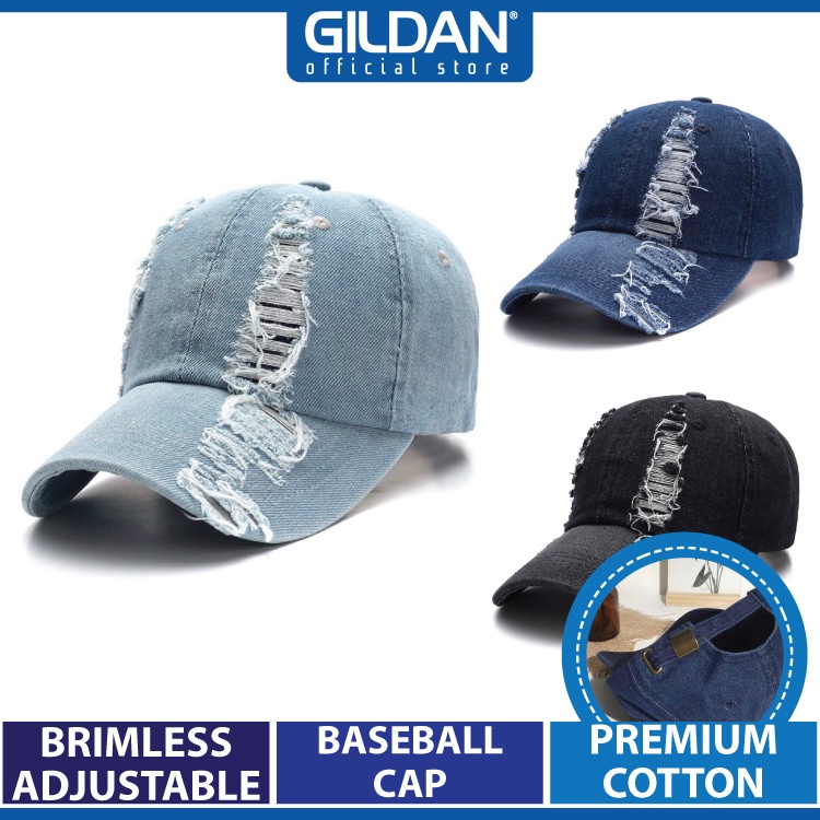 Gildan X Plain Solid Brimless Cap Adjustable Skull Cotton Baseball Cap