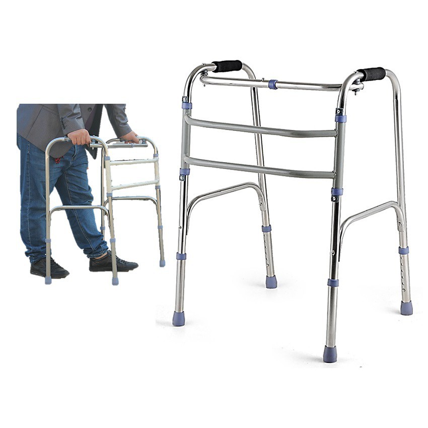 Folding Walker with Seat for Elderly and Handicapped, Extra Wide