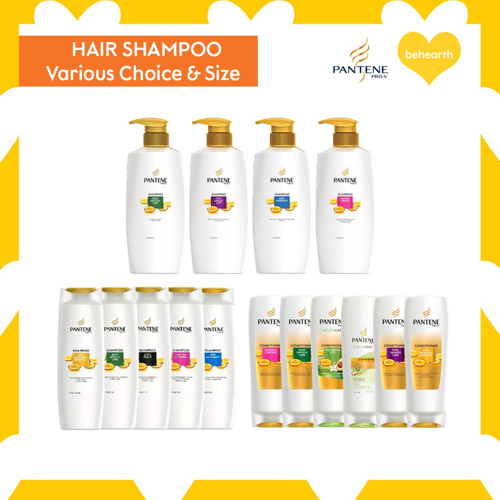 Pantene Shampoo Standard and Travel Pack Mini Bottle Various Choice And
