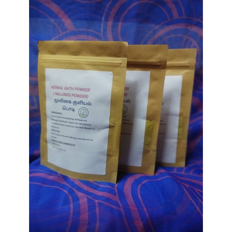 The Ayurvedic Herbal Bath Powder 100gm (ready stock) Shopee Malaysia